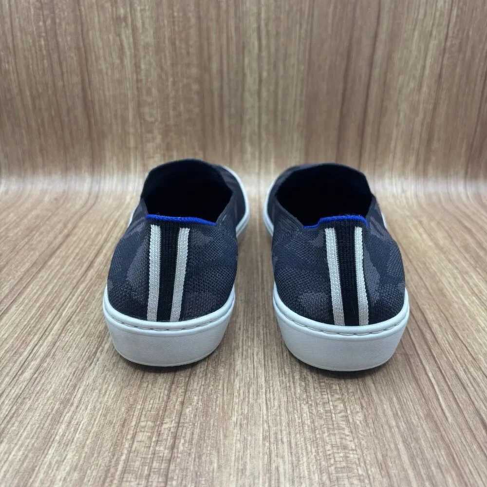 Rothy’s The Original Slip On Sneaker Black Camo Women’s Size‎ 8